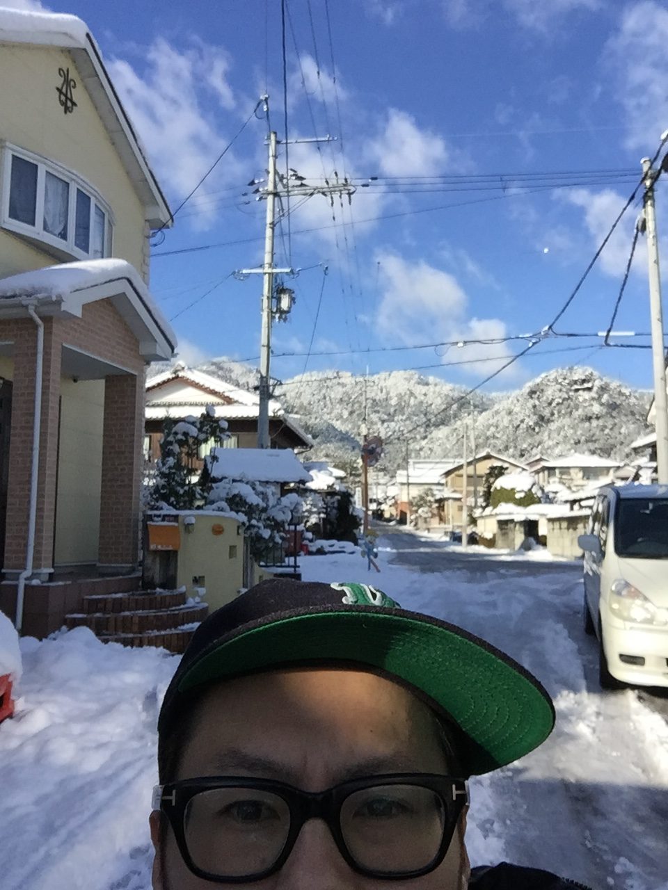 滋賀の雪景色