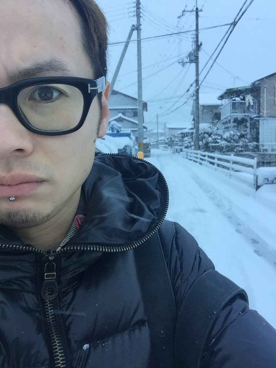 雪化粧…