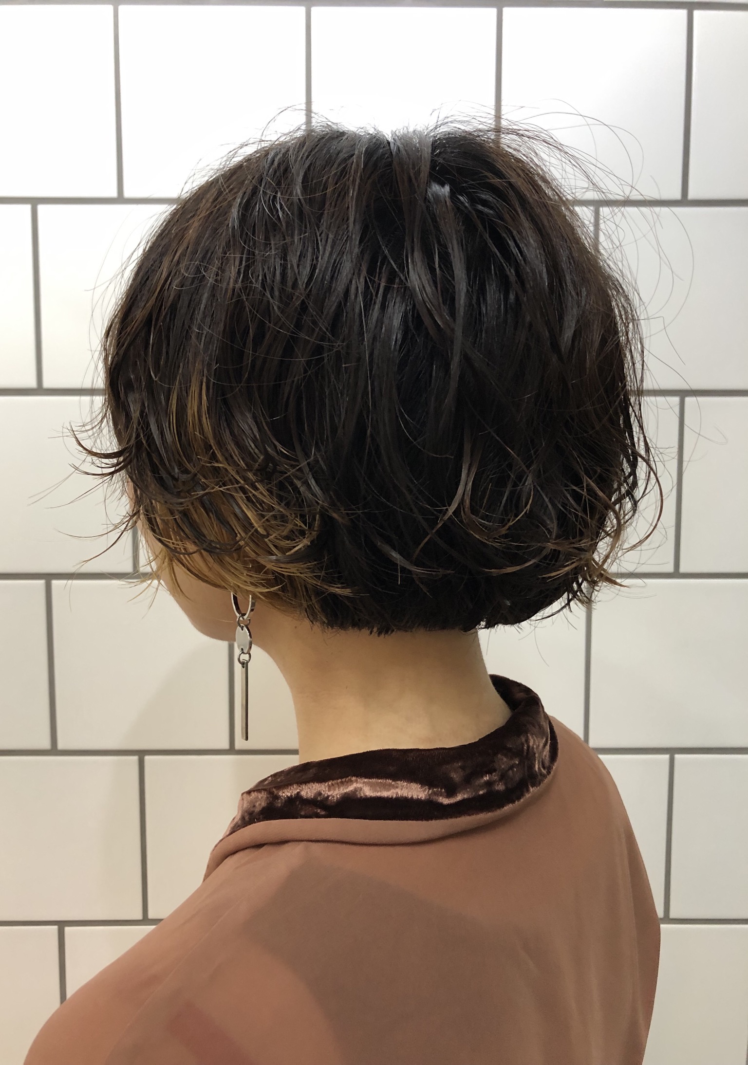 ショートボブ×パーマ