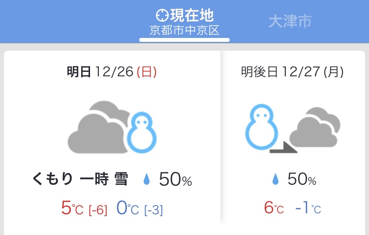 雪予報